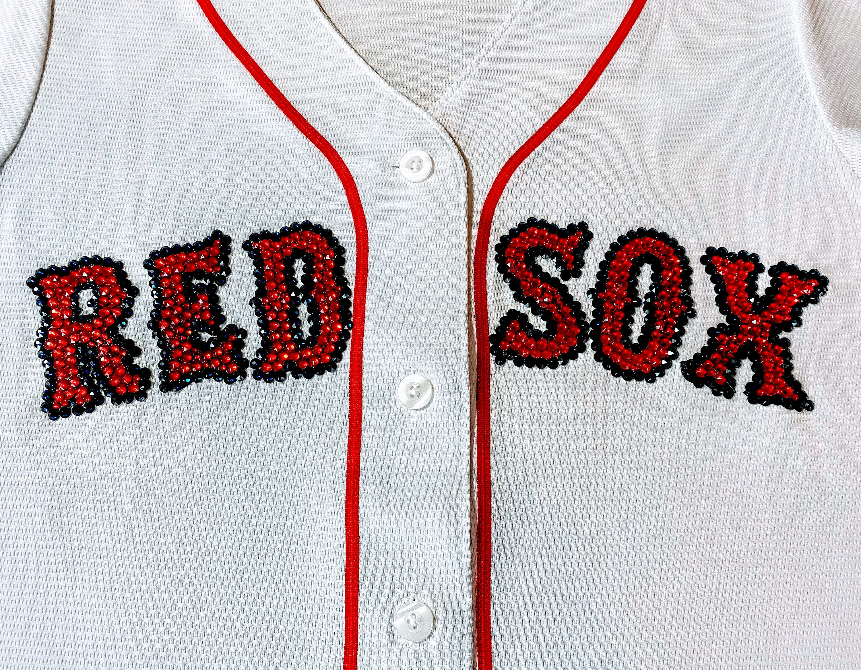 Boston Red Sox Men's Majestic white custom jersey
