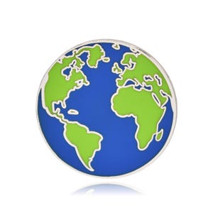 Planet Earth Hard Enamel Pin