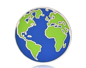 Planet Earth Hard Enamel Pin