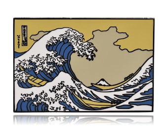 The Great Wave off Kanagawa Hard Enamel Pin