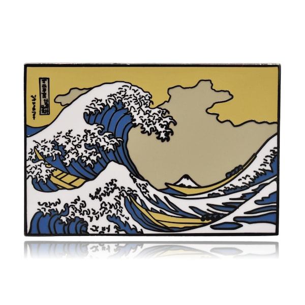 The Great Wave off Kanagawa Hard Enamel Pin