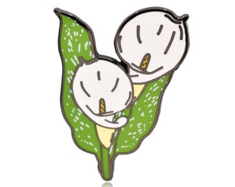 Calla Lily Flower Hard Enamel Pin