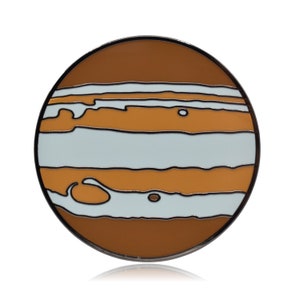 Planet Jupiter Enamel Pin