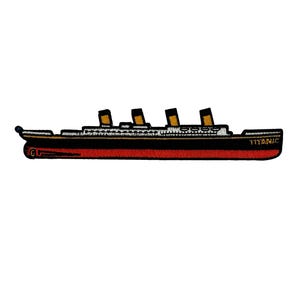 Toppa termoadesiva ricamata Titanic