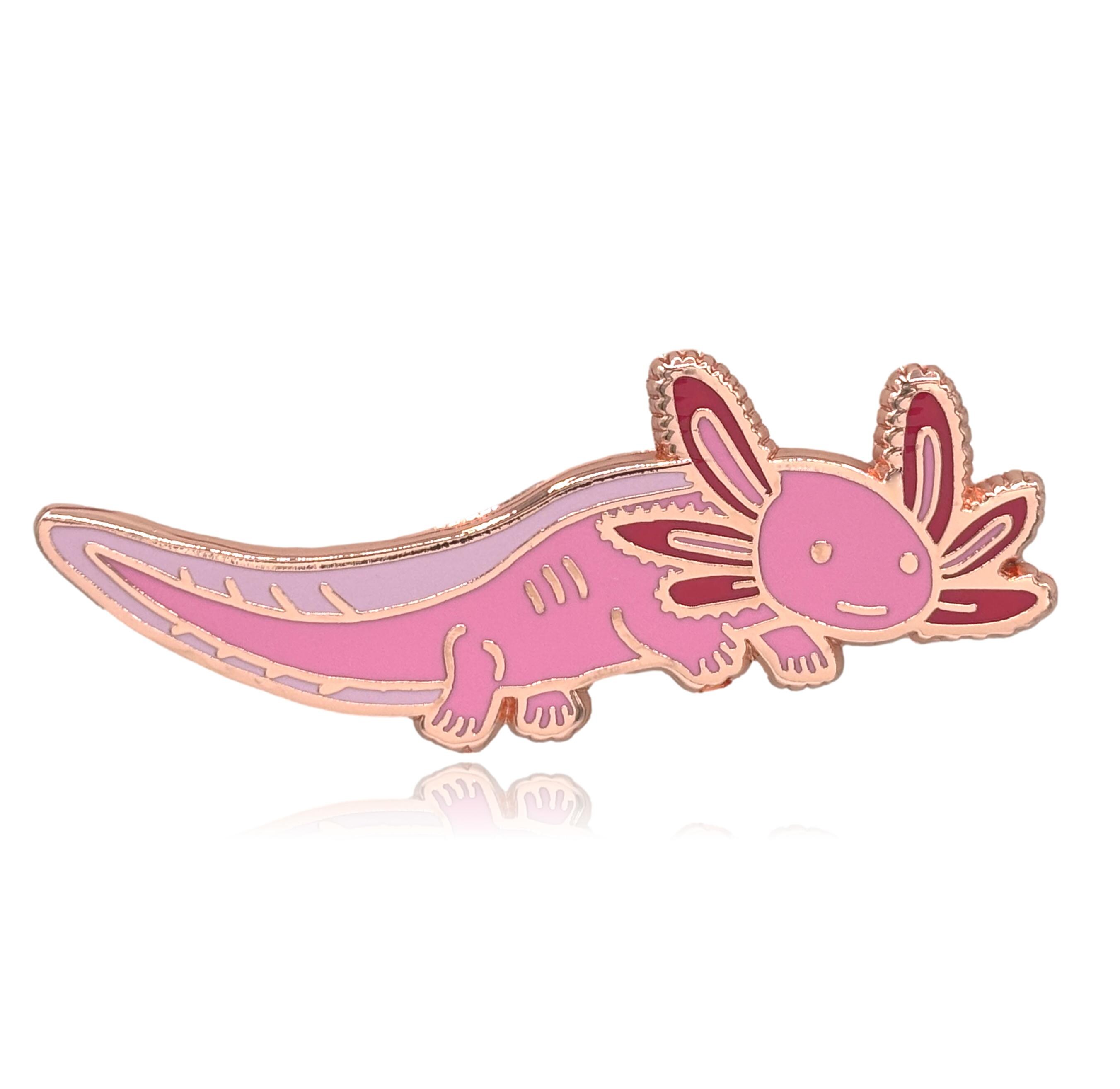 Axolotl Hard Enamel Pin - Etsy