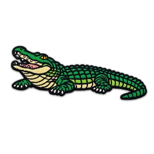 Alligator Embroidered Iron-on Patch