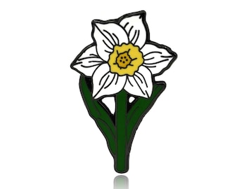 Daffodil Flower Enamel Pin