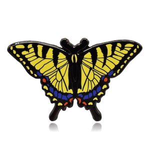 Eastern Tiger Swallowtail Butterfly Hard Enamel Pin