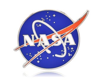 Pin de esmalte duro con el logotipo de la insignia de la NASA