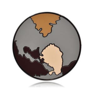 Zwerg Planet Pluto Emaille Pin