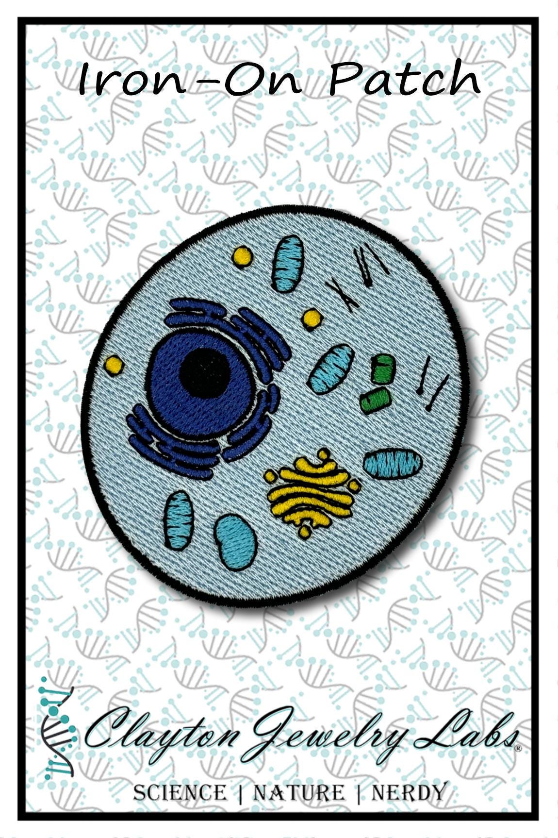 Animal Cell Embroidered Iron-on Patch - Etsy