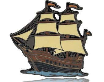 Sailing Ship Enamel Pin