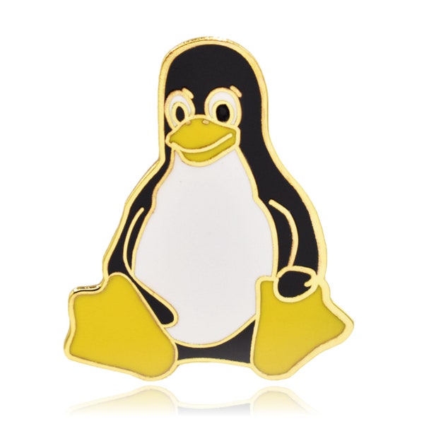 Tux the Linux Penguin Hard Enamel Pin