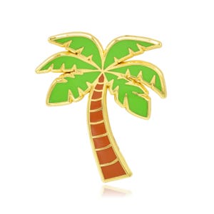 Palm Tree Hard Enamel Pin