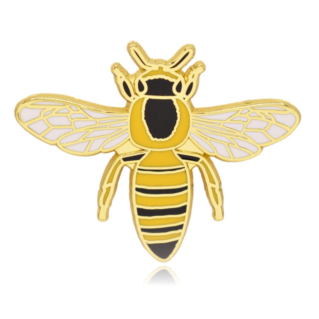 Honey Bee Hard Enamel Pin - Etsy