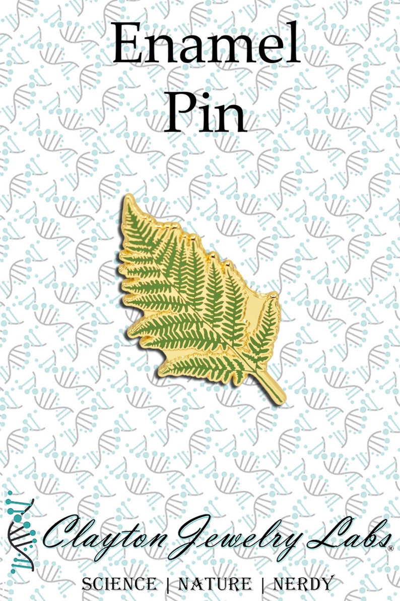 Fern Leaf Hard Enamel Pin image 6