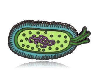 Bacteria Cell Biology Hard Enamel Pin