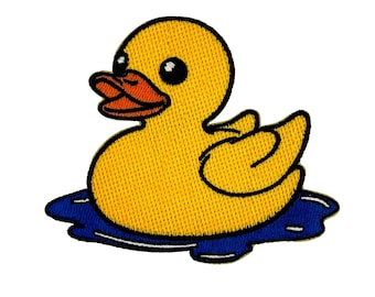 Badeente als Patch zum Aufbügeln
