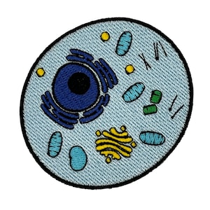 Animal Cell Embroidered Iron-on Patch