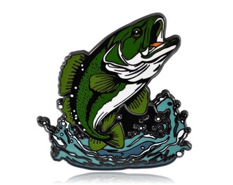 Largemouth Bass Enamel Pin