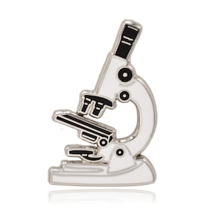 Microscope Science Hard Enamel Pin