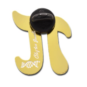 Pi Symbol Hard Enamel Pin image 7