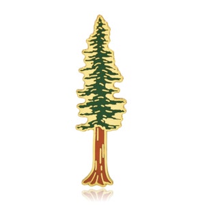 Sequoia Redwood Tree Hard Enamel Pin