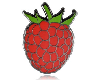 Raspberry Hard Enamel Pin