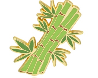 Bamboo Enamel Pin