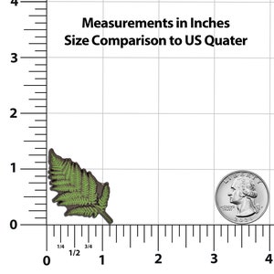 Fern Leaf Hard Enamel Pin image 9