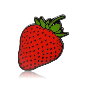 Strawberry Hard Enamel Pin