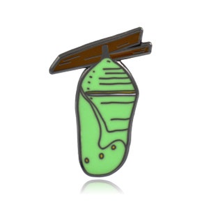 Monarch Chrysalis Hard Enamel Pin