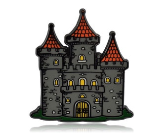 Medieval Castle Enamel Pin