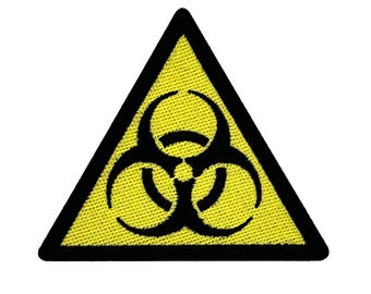 Segno Triangolare Con Simbolo Di Rischio Biologico Illustrazione - Foto 3