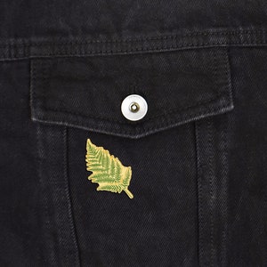 Fern Leaf Hard Enamel Pin image 7