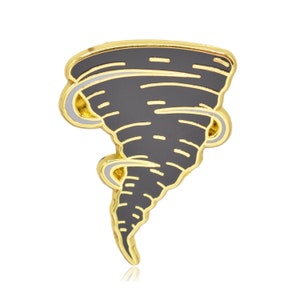 Tornado Hard Enamel Pin