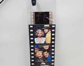 Dick Tracy Movie Film Cell Bookmark, Rare 35mm Film