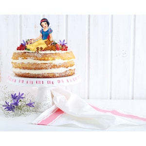Snow White Cake Topper, Snow White cake decoration double sided, Princess Birthday cake toppers