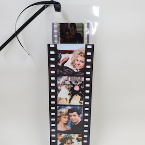 Grease Original 35mm Movie Film Cell bookmark, Rare Movie Film Cell Bookmark