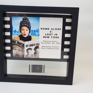 Ready to Ship, Home Alone 2 Lost in New York  Rare Movie Film Cell, Original 35mm Movie Film Cell  with Frame, Floating Frame film cell