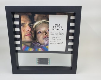 Ready to Ship, War of the Worlds Rare Movie Film Cell, Original 35mm Movie Film Cell display with Frame, Floating Frame film cell