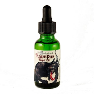 Krampus Beard Oil,  All Natural Beard Oil, Krampus gift, Men's Grooming, Gift for Him, Beard Grooming, Beard Conditioner