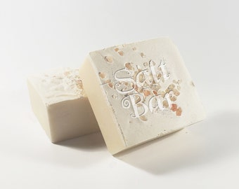 Lemongrass Salt Bar Soap, Handmade Soap, Moisturing soap, Unisex soap, Vegan soap
