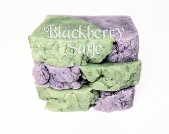 Blackberry Sage Luxury Vegan Handmade Soap