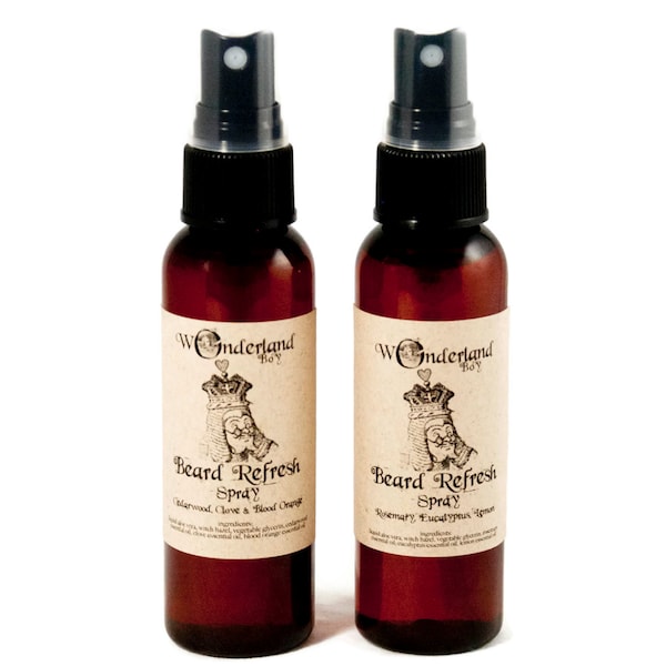 Beard Refresh Spray, Beard Grooming, Men's Grooming, Beard Spray, Beard Mist