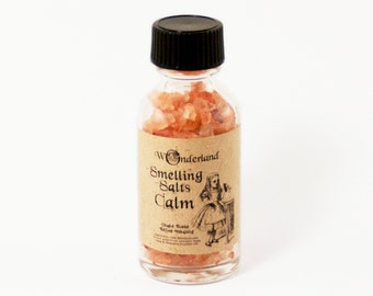 Calm Smelling Salts, Aromatherapy Salts, Calming Essential Oil Blend, All Natural, Relaxing Essential Oil Blend, Alice in Wonderland