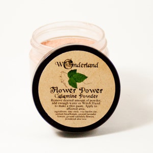 Flower Power Calamine Powder, Natural Poison Ivy Remedy, Calamine Lotion, Poison Ivy, Bug Bites