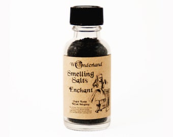 Enchant Smelling Salts, Aromatherapy Salts, Aphrodisiac Essential Oil Blend, All Natural,  Romance Aromatherapy, Alice in Wonderland