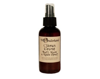 Citrus Grove Spray, Energizing Body Spray, Energizing Room Spray, Energizing Linen Spray, Energizing Aromatherapy Spray