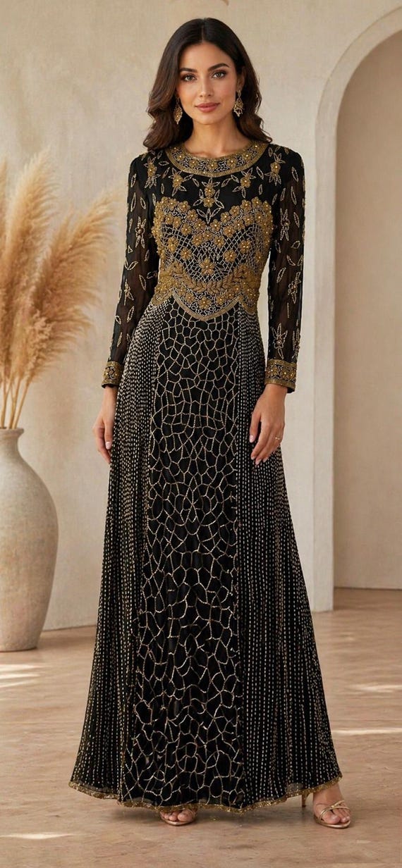 anora blue dress One-Shoulder Silk Mousseline / FR 40 Size:Waist 30 __tab1:size-fit-dresses adding a romantic and Semi Formal Black Wedding